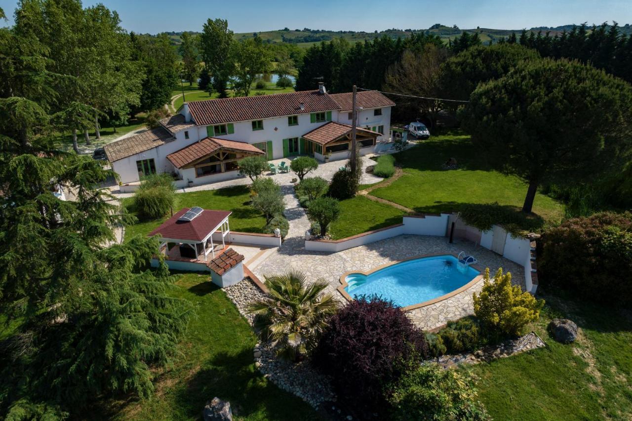 Villa Au Temps Suspendu à Saint-Martin-d'Oydes Extérieur photo