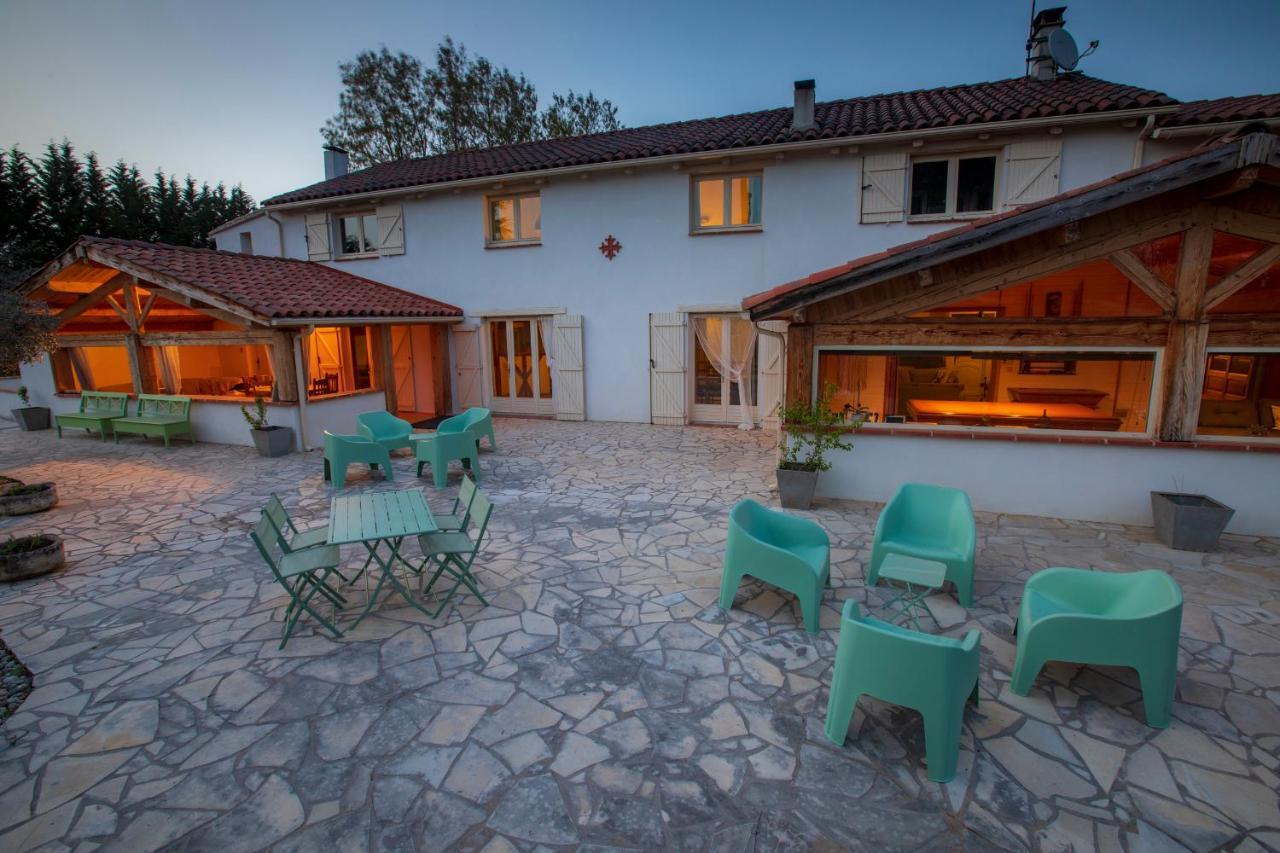 Villa Au Temps Suspendu à Saint-Martin-d'Oydes Extérieur photo