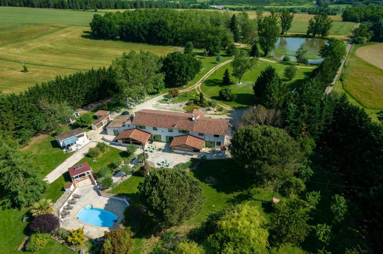 Villa Au Temps Suspendu à Saint-Martin-d'Oydes Extérieur photo