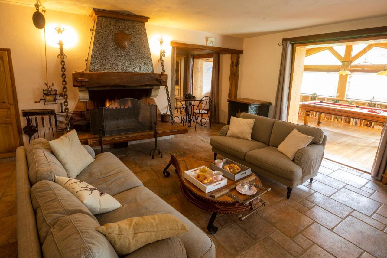 Villa Au Temps Suspendu à Saint-Martin-d'Oydes Extérieur photo