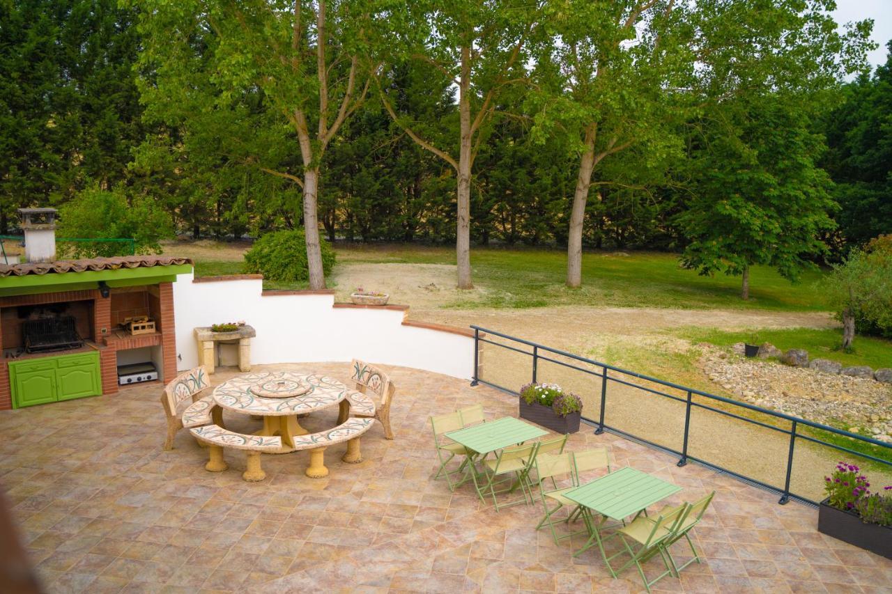 Villa Au Temps Suspendu à Saint-Martin-d'Oydes Extérieur photo